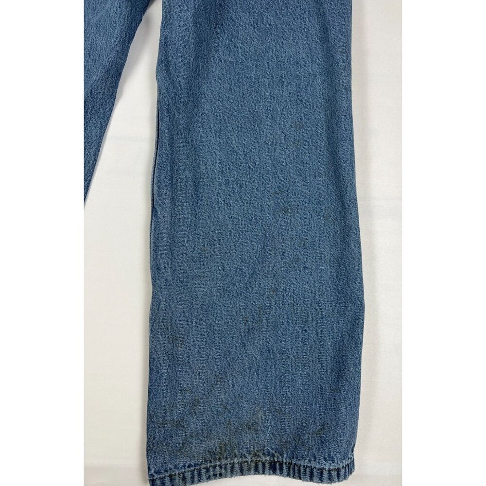 Carhartt Men 40X34 B13-DPS Relaxed Fit Dungaree Jeans Blue Cotton Denim - Picture 6 of 8